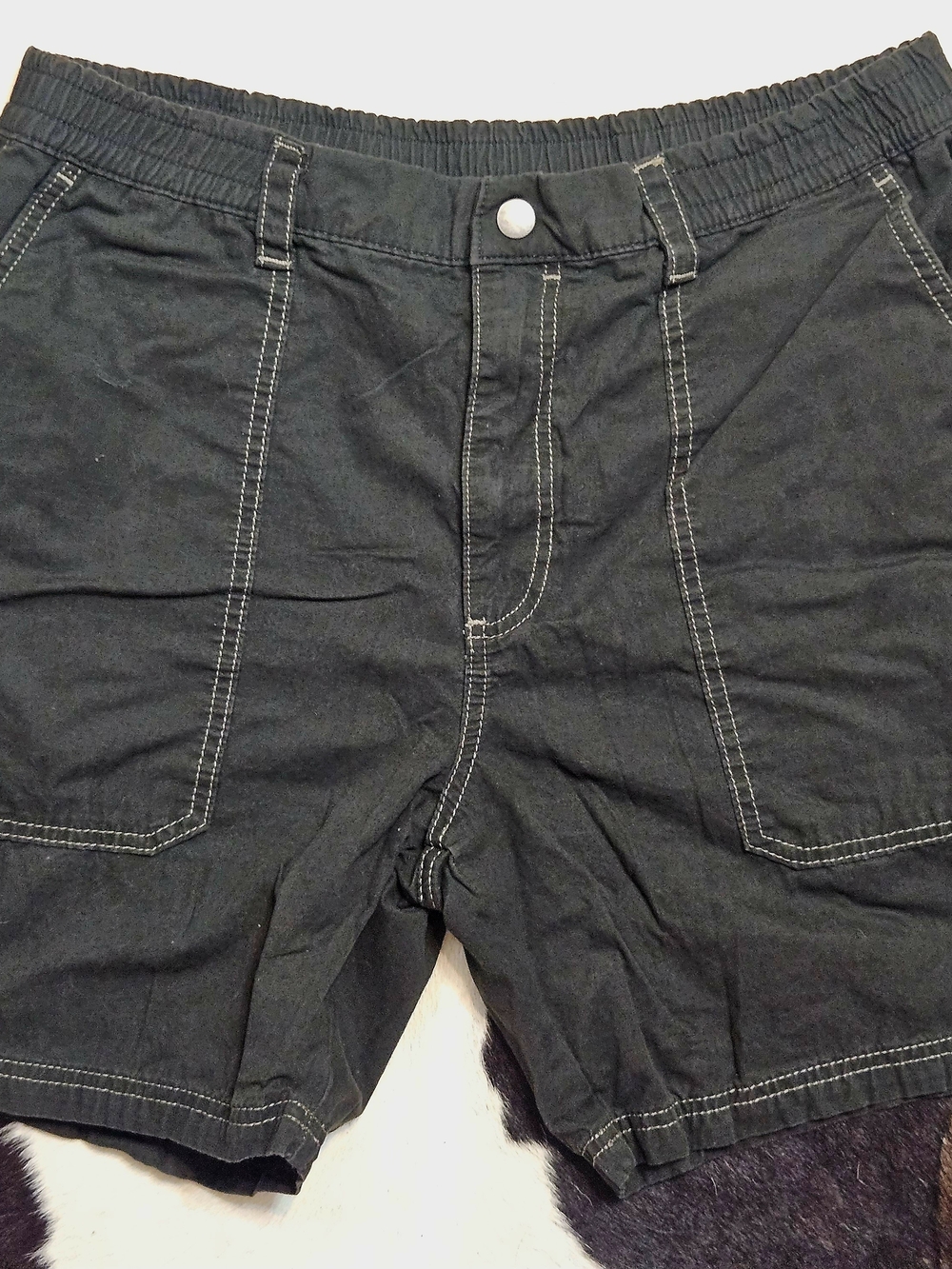 KAFT Recout brand Men's Black Casual Drawstring Shorts XL
